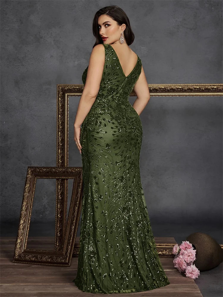 XUIBOL |  Plus Size Elegant Fashion Evening Dresses