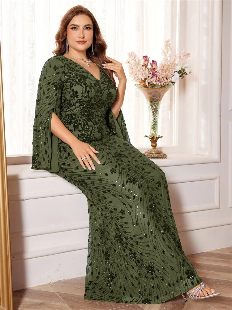 XUIBOL| Luxury Green Evening Dresses