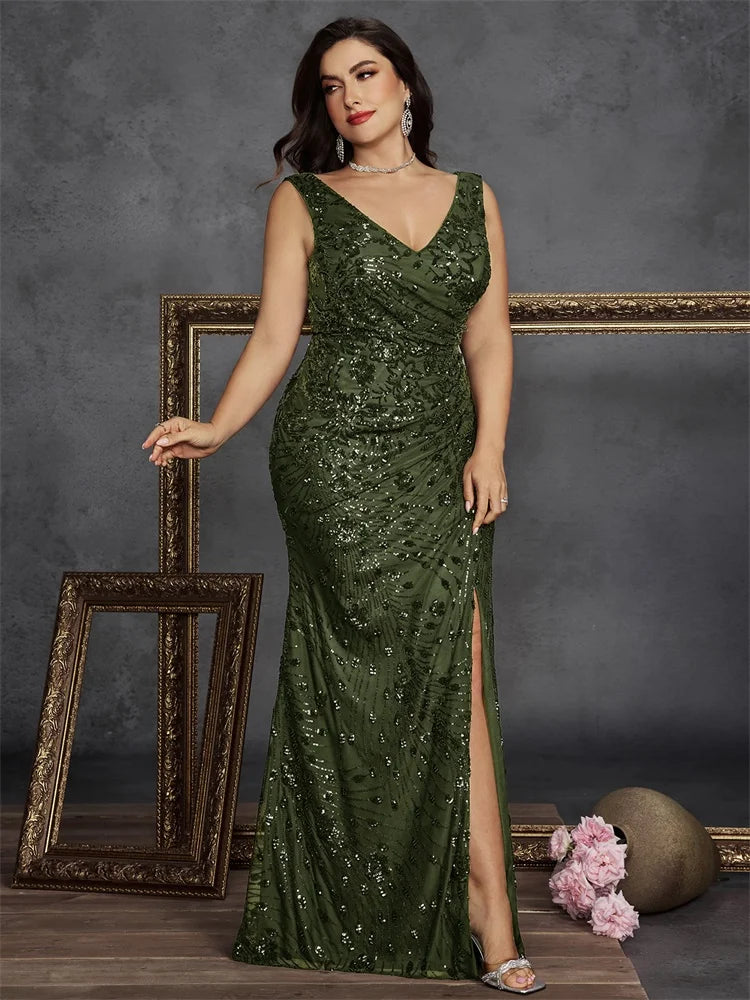 XUIBOL |  Plus Size Elegant Fashion Evening Dresses