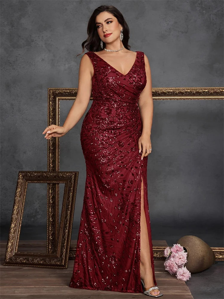 XUIBOL |  Plus Size Elegant Fashion Evening Dresses