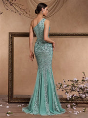 Elegant  Mermaid Formal Bridesmaid Party Maxi Prom