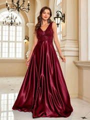 Sequin Sleeveless Bridesmaid Dress
